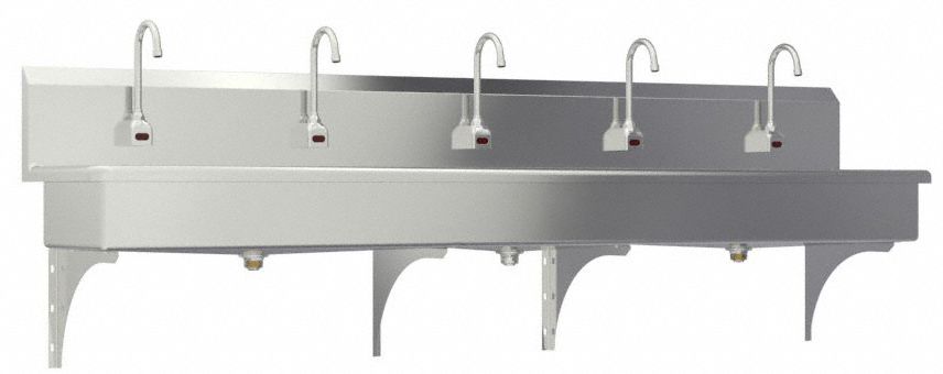 SaniLav Wash Sta Rect 97inx16-1/2inx8in