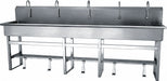 Wash Station 100 x20 x45 Silver