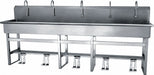 Wash Station 100 x20 x45 Silver