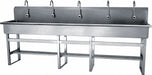 Wash Station 100 x20 x45 Silver
