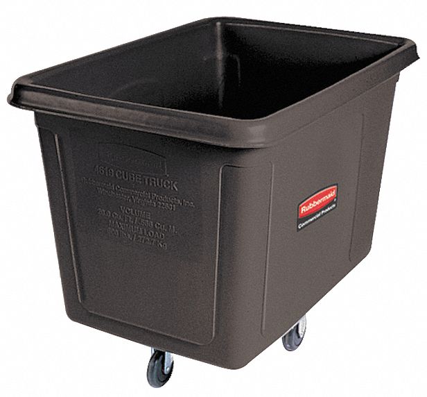 Cube Truck HDPE Black 8.0 cu ft.