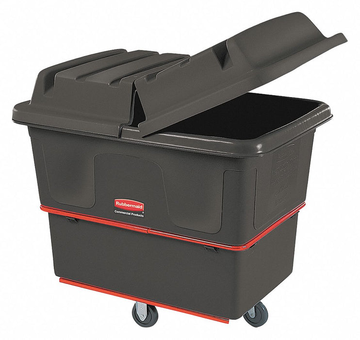 Cube Truck HDPE Black 11.9 cu ft.