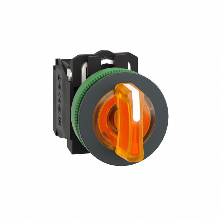 SelectorSwitch Illum 3Pos 30mm Orange