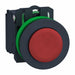 FlushPushButtonOperator NonIllum Red 1NC
