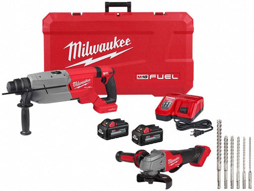 M18 FUEL Hammer + Grinder + MX4 6PC KIT