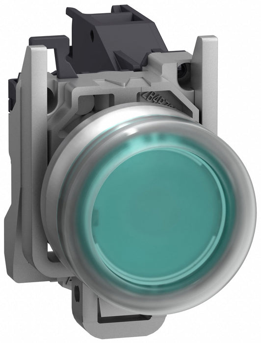 FlushPushButtonOperator NonIllum Grn 1NO