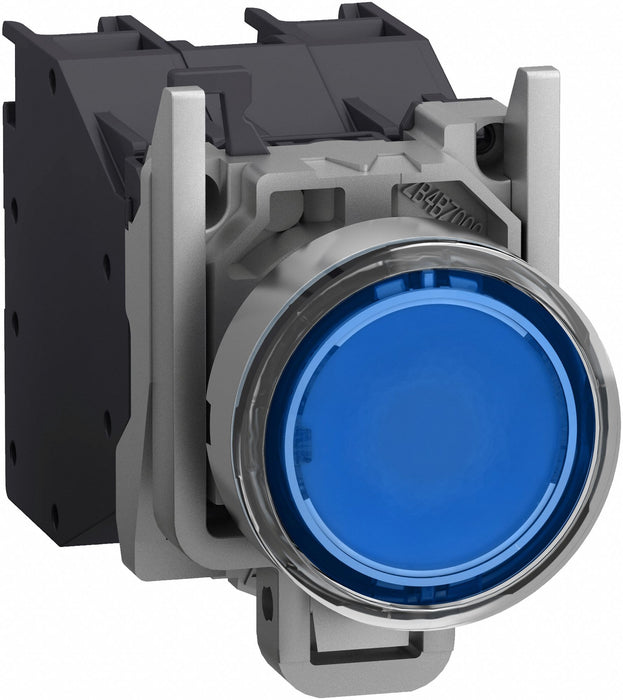 IllumPushButton FullVoltage Blue 1NO
