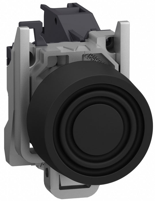 FlushPushButtonOperator NonIllum Blk 1NO