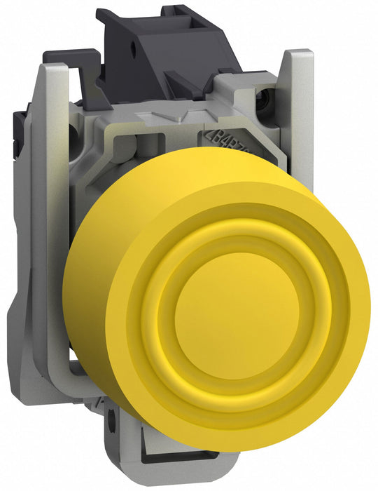 FlushPshButtnOperatr NonIllum Yellow 1NO