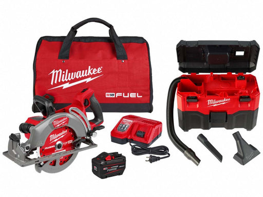 M18 FUEL Circular Saw + M18 2GAL Vacuum