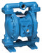 Double Diaphragm Pump NPT PTFE 1in 45gpm