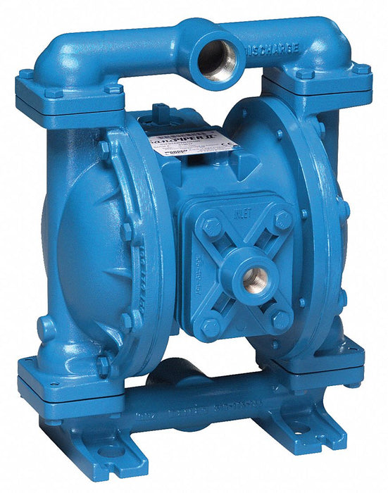 Dbl DphrmPmp NPT TPV/UHMW PE 1in 45gpm