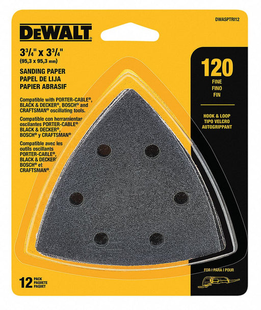 OscilToolSandSheetSet Grit 120 PK12