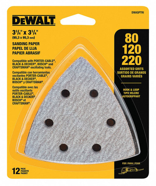 Sanding Paper Alum Oxide 80/120/220 PK12