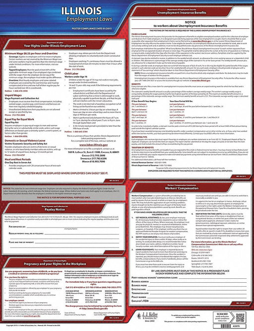 Labor Law Poster State Labor Law IL