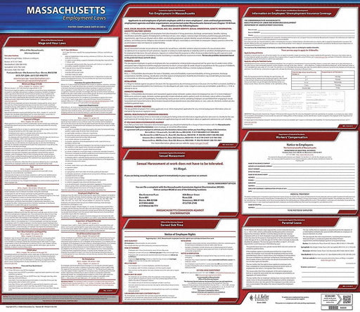 Labor Law Poster State Labor Law MA
