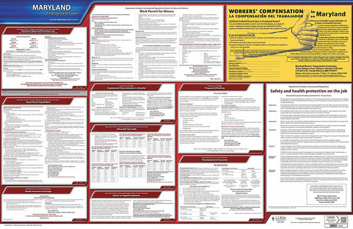 Labor Law Poster State Labor Law MD