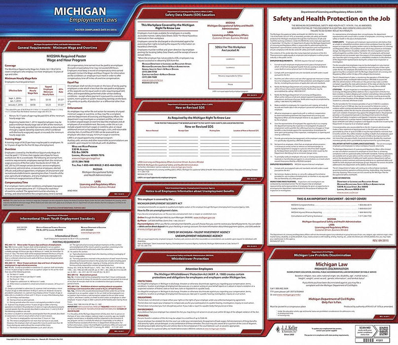 Labor Law Poster State Labor Law MN