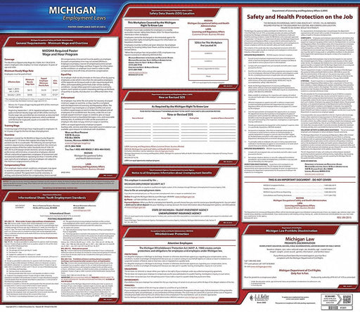 Labor Law Poster State Labor Law MI
