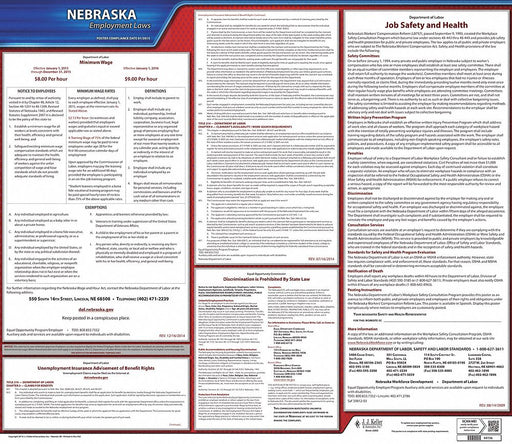Labor Law Poster State Labor Law NE