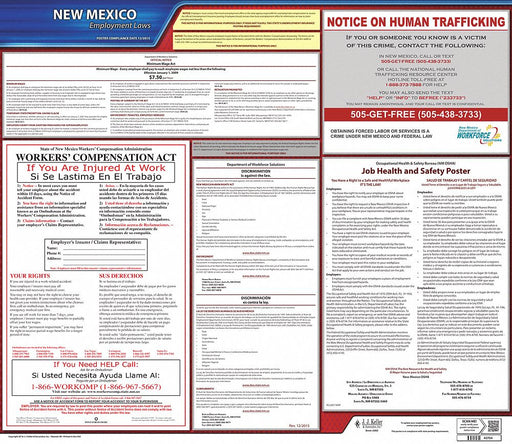 Labor Law Poster State Labor Law NM