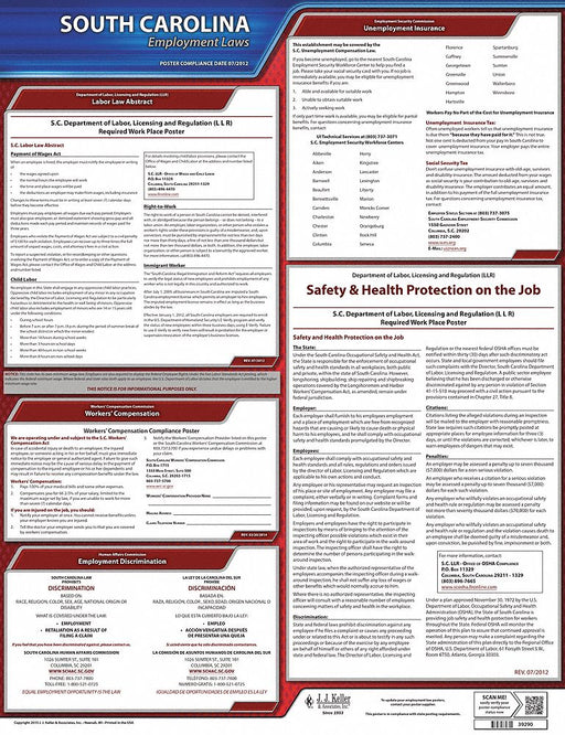 Labor Law Poster State Labor Law SC