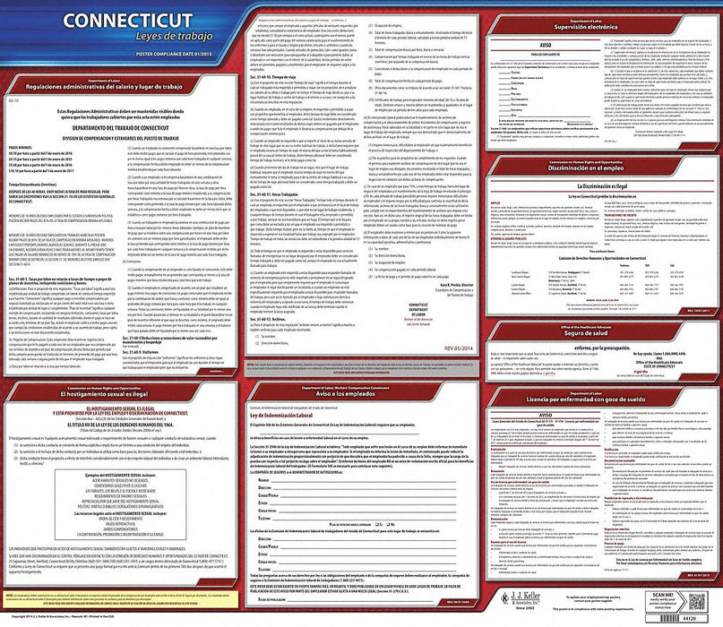 Labor Law Poster State Labor Law CT