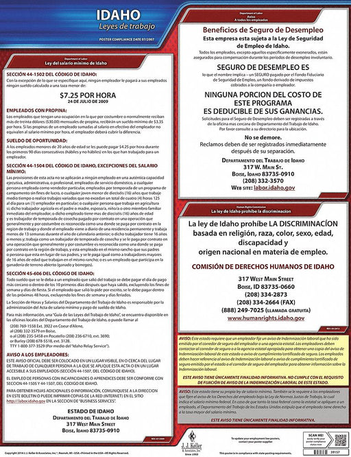 Labor Law Poster State Labor Law ID