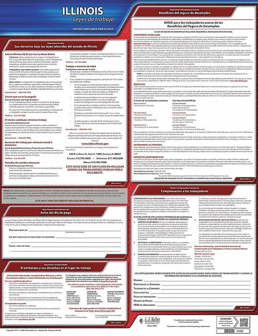 Labor Law Poster State Labor Law IL