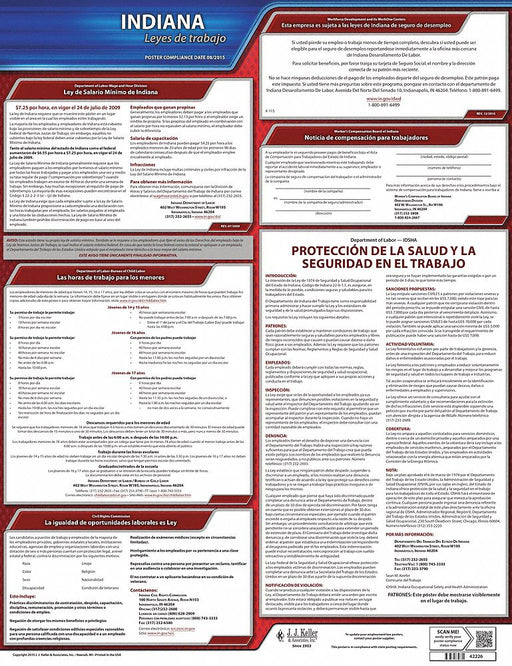 Labor Law Poster State Labor Law IN