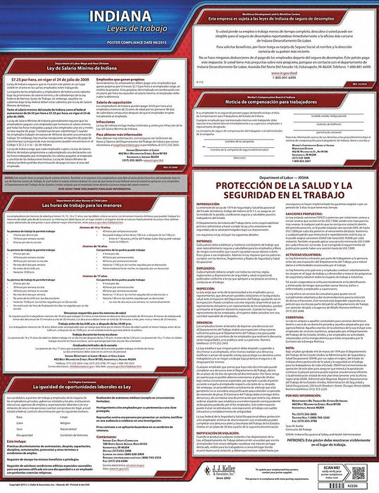 Labor Law Poster State Labor Law IN