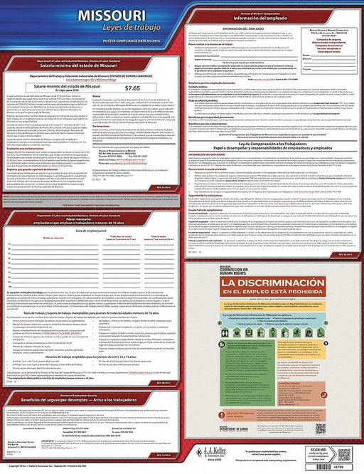 Labor Law Poster State Labor Law MO