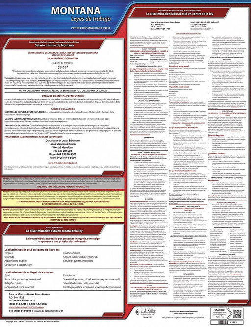 Labor Law Poster State Labor Law MT