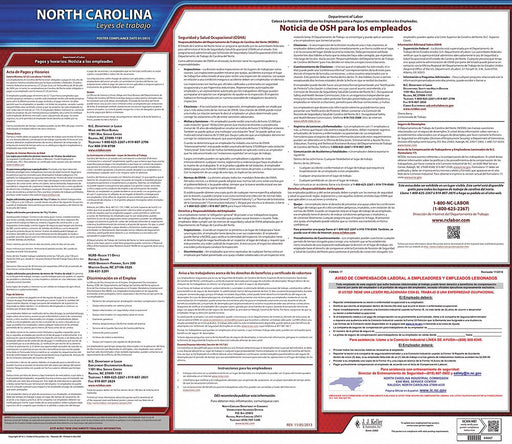 Labor Law Poster State Labor Law NC
