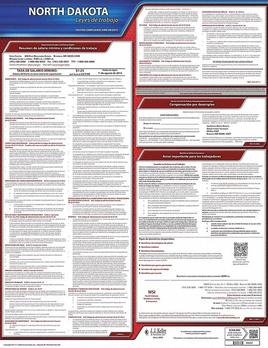 Labor Law Poster State Labor Law ND