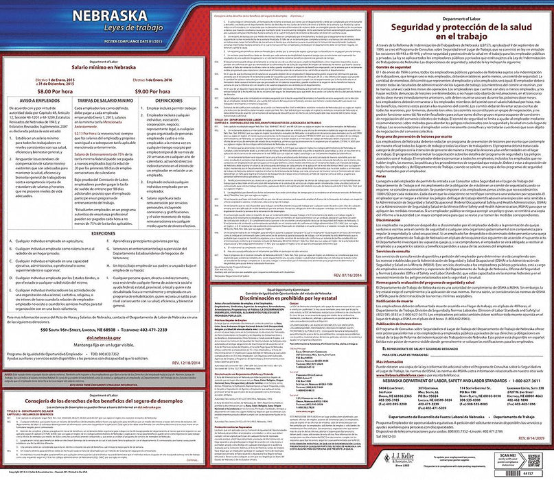 Labor Law Poster State Labor Law NE