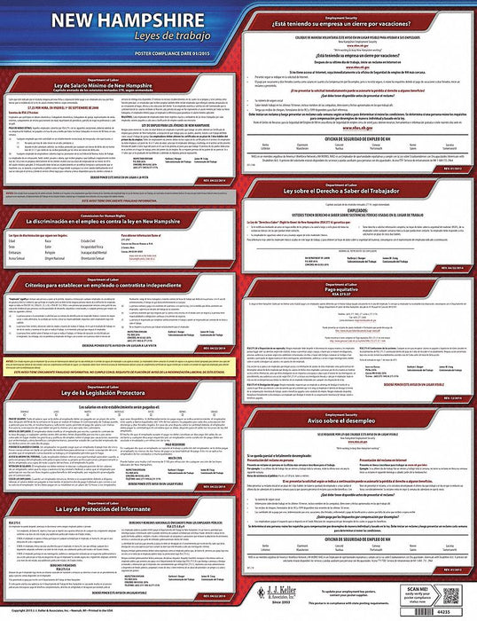 Labor Law Poster State Labor Law NH
