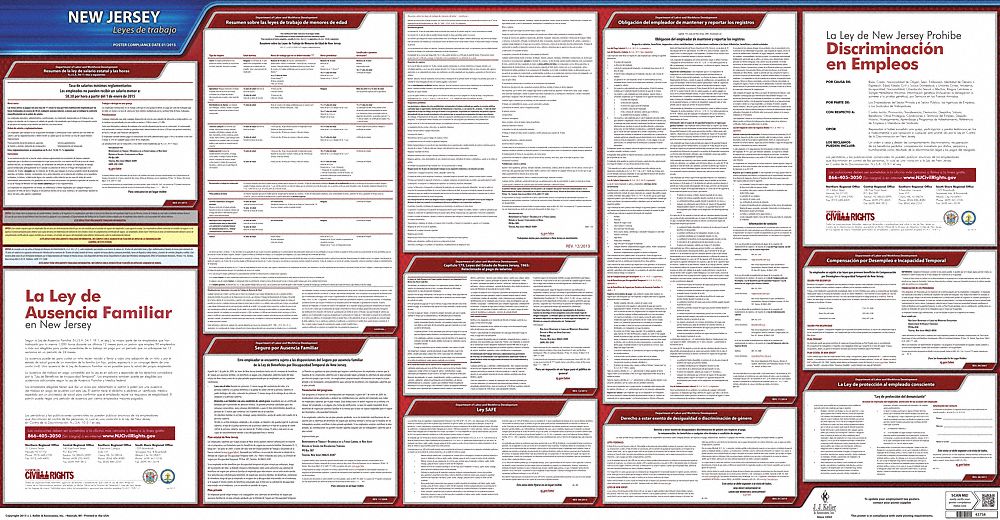 Labor Law Poster State Labor Law NJ