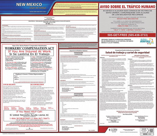 Labor Law Poster State Labor Law NM
