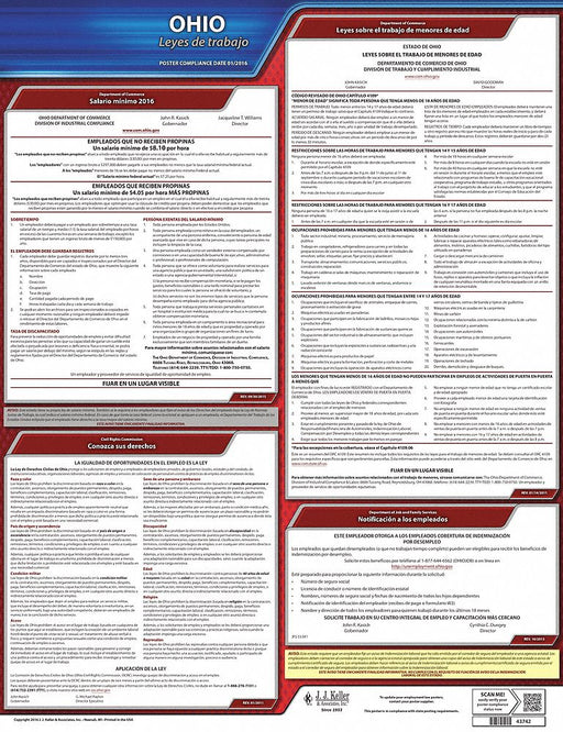 Labor Law Poster State Labor Law OH