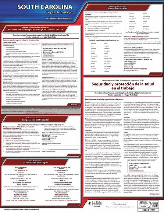 Labor Law Poster State Labor Law SC