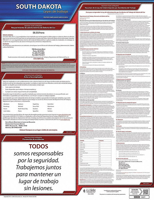 Labor Law Poster State Labor Law SD