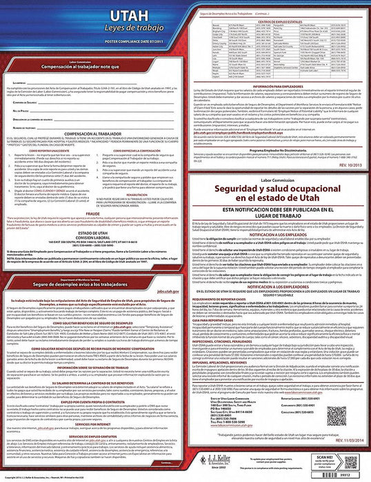 Labor Law Poster State Labor Law UT