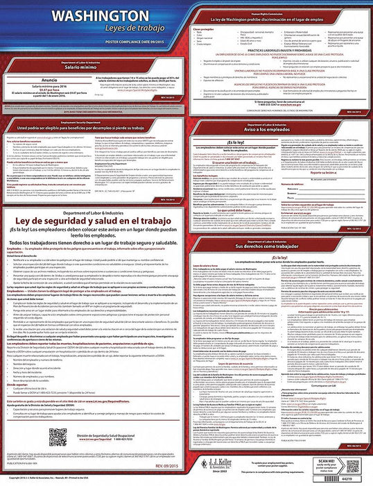 Labor Law Poster State Labor Law WA