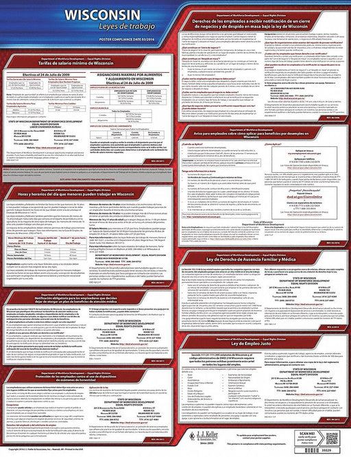 Labor Law Poster State Labor Law WI