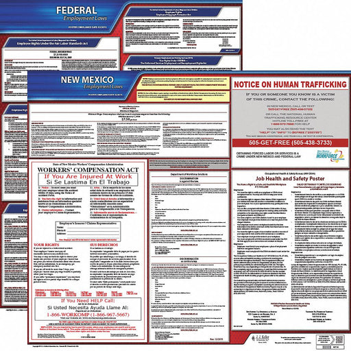 Labor Law Poster Kit NM English 27 in W