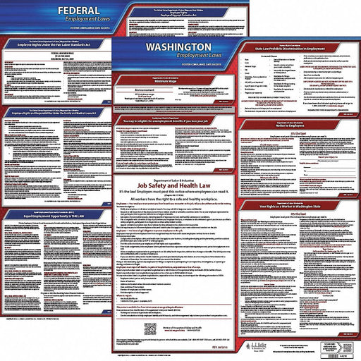 Labor Law Poster English WA Plastic