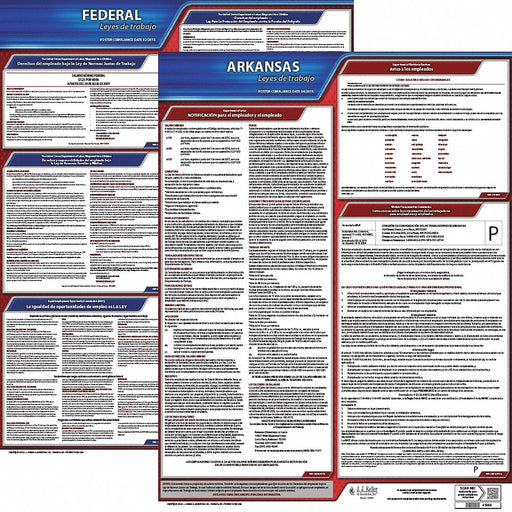 Labor Law Poster Fed/STA AR SP 20inH 3yr