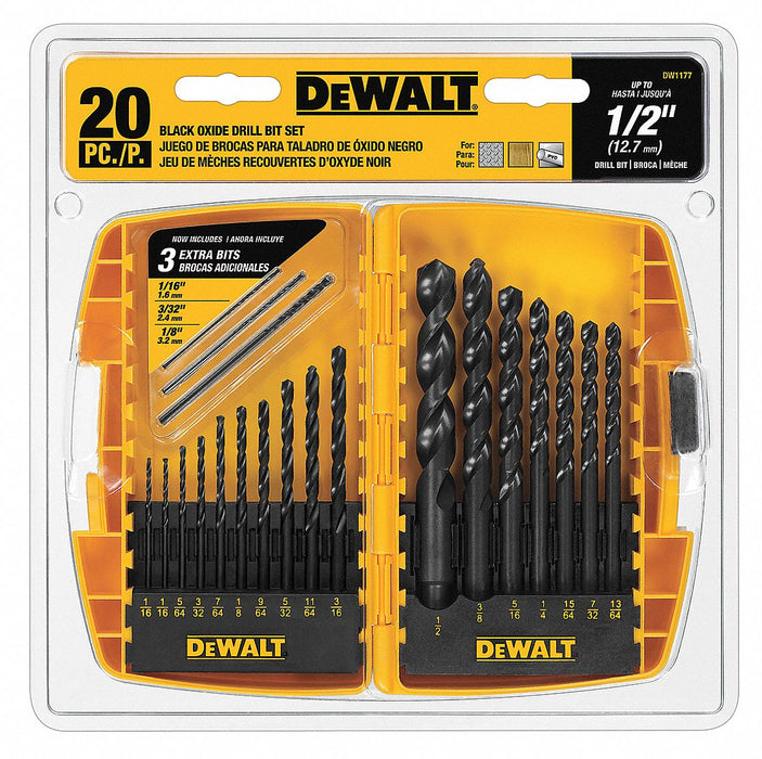 Jobber Drill Bit Set 8-3/4 L