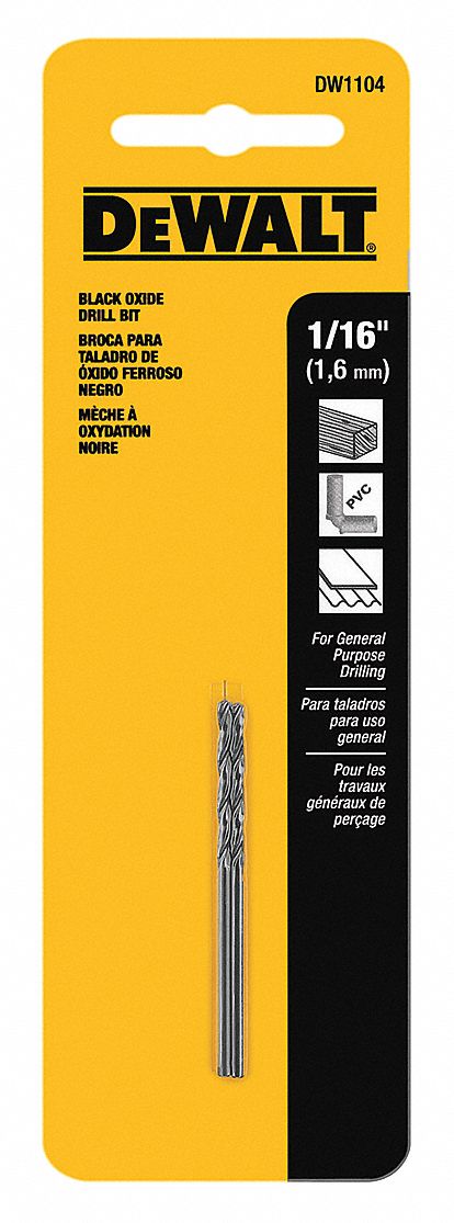 Jobber Drill 1/16 HSS PK2